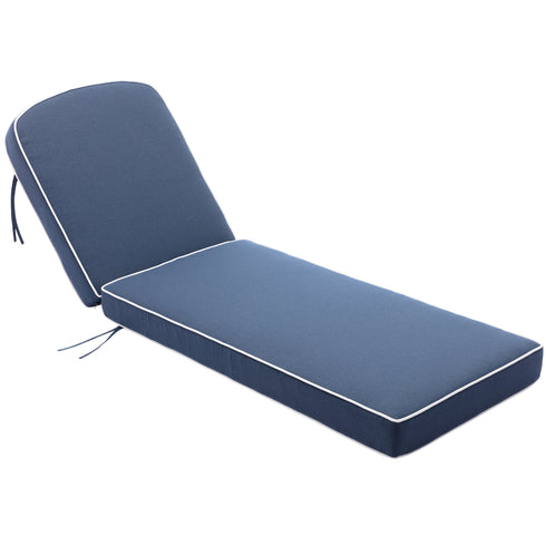 Ranu Extra Thick Outdoor Cushion Set – Blue Patio Chair Cushions | Outdoor Seat & Back Cushions | Weather-Resistant Outdoor Cushions | Kinwell Furniture